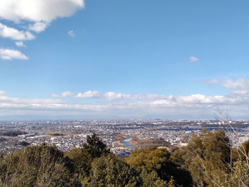 東谷山展望台からの眺望