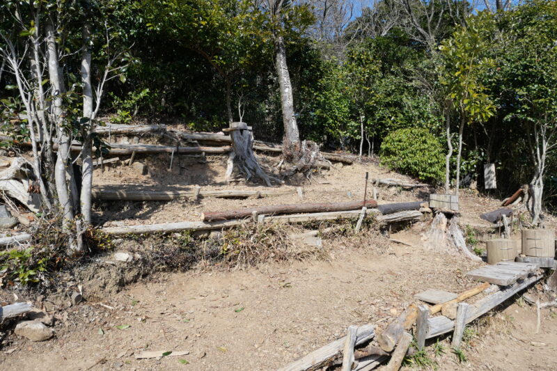 座談山休憩ベンチ