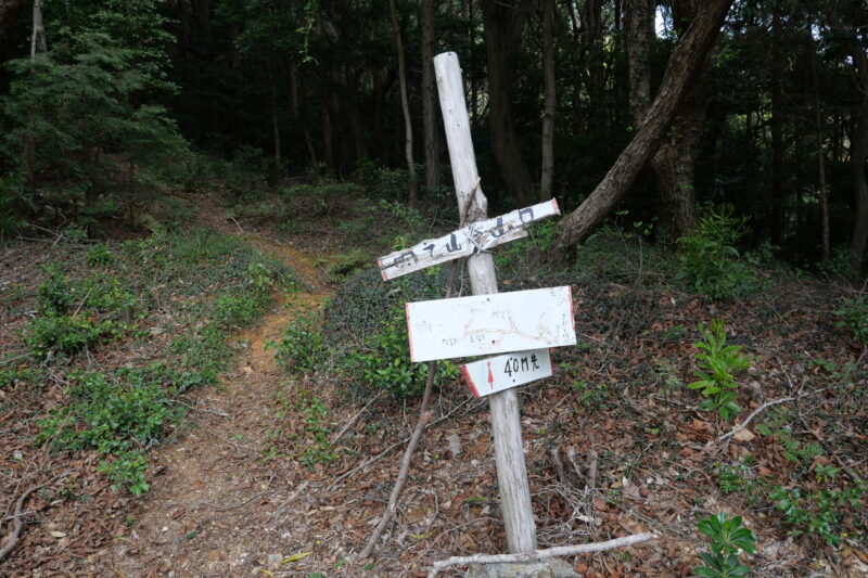 雨乞山登山口