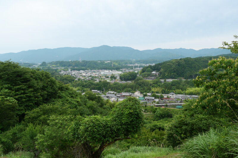 長篠城址方面を望む