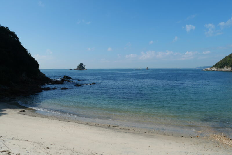 鯨浜から松島を望む