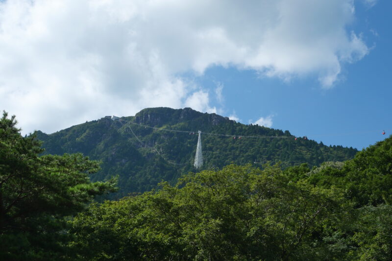 御在所岳と御在所ロープウエイ