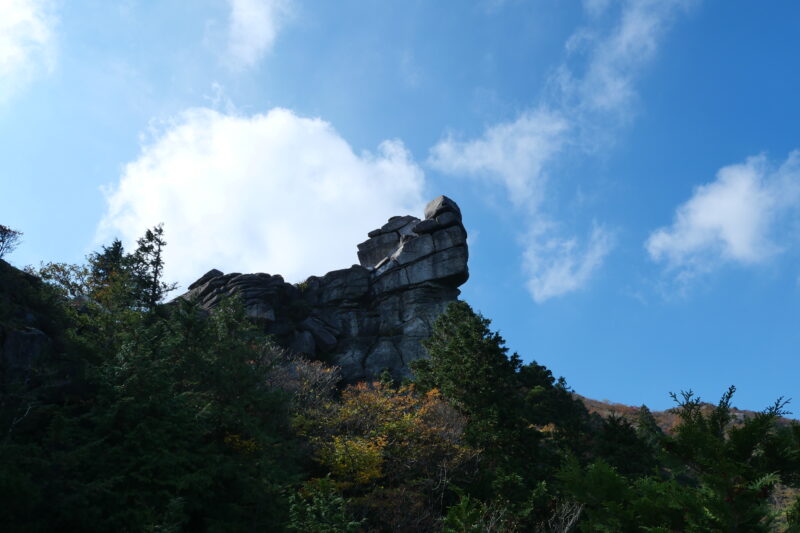 国見尾根「天狗岩」