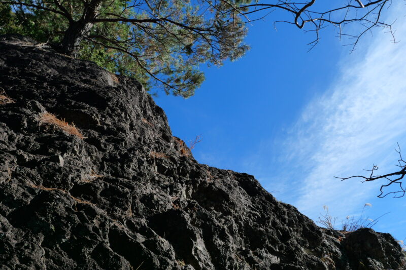 鞍部からの核心部（⑤）